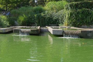 Bootsfahrt im Mannheimer Stadtpark (Luisenpark)