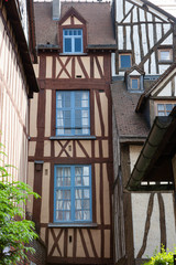 half-timbered house