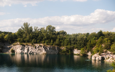 Fototapeta na wymiar View of the lake