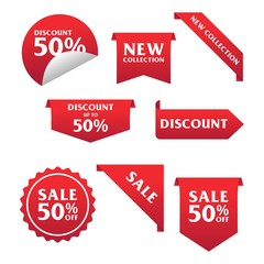 price tag badges vector design