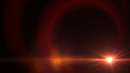 Modern lens flare red background streak rays (super high resolution)	
