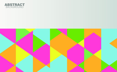 Abstract modern geometric background vector design