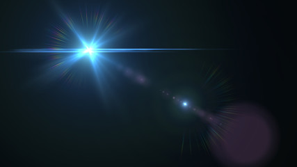 Modern lens flare red background streak rays (super high resolution)	
