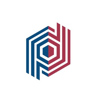 logo PD icon vector
