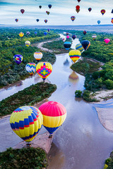 Hot Air Balloons on the River