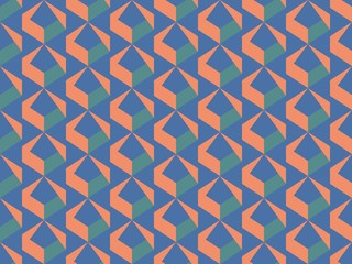  capacity and  block on a seamless spring pattern.