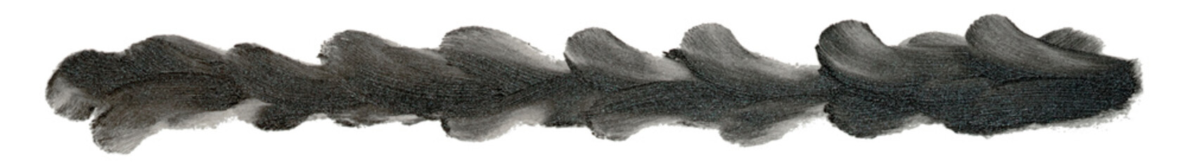 oil paint abstract black long leaves pattern. acrylic brush stroke. handmade paint background frame.