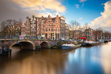 Amsterdam, Netherlands Bridges and Canals