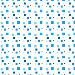 Seamless rectangle pattern, blue color tones. On white background, vector
