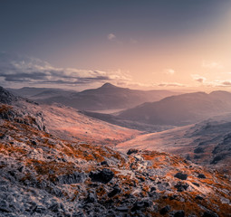 views of Ben Lomond from Ben Arthur, Scotland.