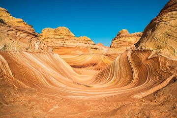 Arizona Wave - Famous Geology rock formation in Pariah Canyon, USA