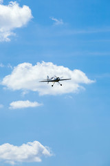 sport aircraft perform acrobatics at air shows