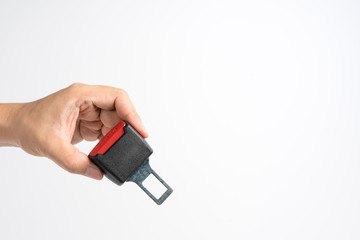 Hand holding safety adaptor or dummy seat belt