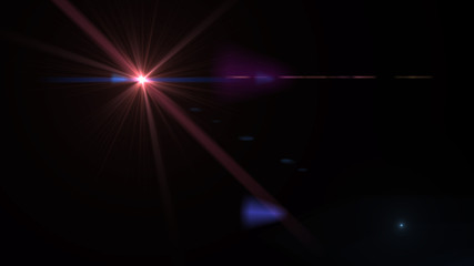 Fototapeta na wymiar Modern lens flare red background streak rays (super high resolution) 