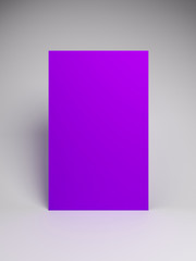 Abstract Minimal scene with podium and abstract background. Geometric shape. Violet pastel colors scene.