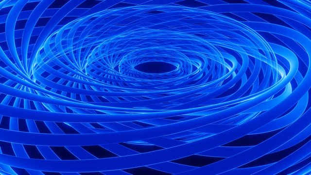 3D rendering abstract dizzying blue design background holographic gradients. Looped 4K animation, clean design.
