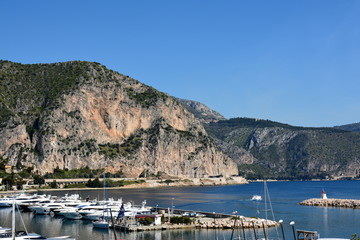 France, côte d'azur,, Beaulieu sur Mer, cette station balnéaire au bord de la méditerranée est...