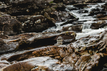 Schottland Highlands Fluss River Glen Orchy