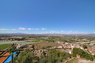Panorámica de Murcia, España