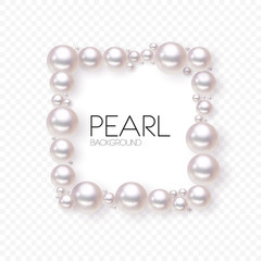 Pearl frame background