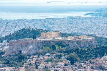 Fototapeta premium Athens from above 