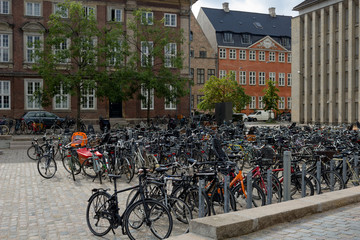 Kobenhavn/ Kopenhagen, a colourful danish city, right at the seefront. Lots of old historic...
