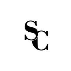 logo SC icon vector