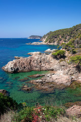 landscape in the coast in the north of spain