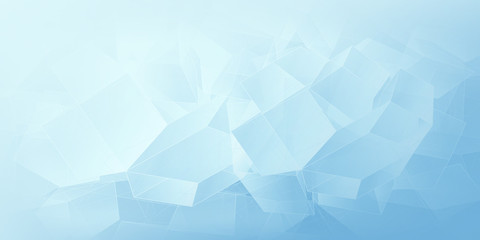 Blue light background for wide banner