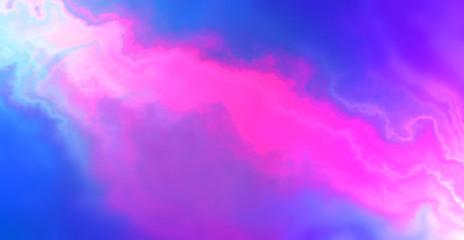 Blurred blue-violet background with a watercolor paints texture.