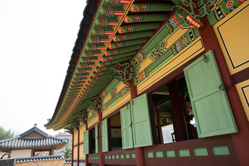 Miryang Government Office Site in Miryang-si, South Korea. Buildings of the Joseon Dynasty.
