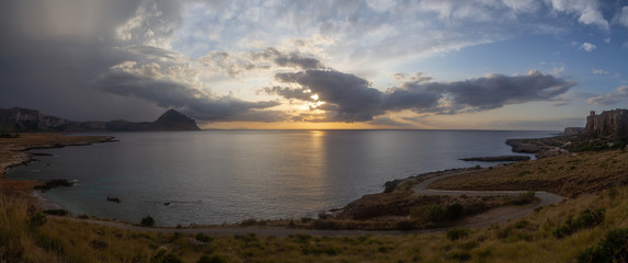 panoramic view of the bay of San Vito lo Capo