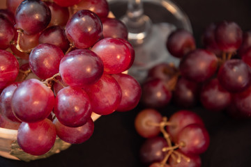 Obraz premium Bunch of red grapes