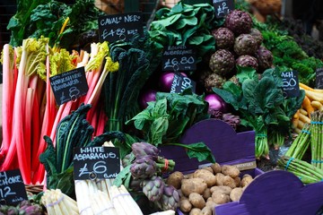 Vegetables on the street market