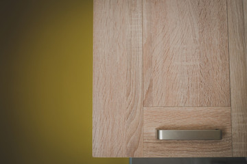 empty room with wooden wall