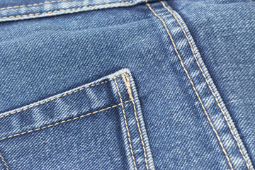 blue denim old frayed fabric