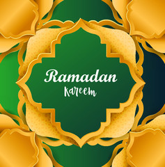 Beautiful Ramadan Kareem greeting card template, design for Muslim festival celebrations, posters, sales, invitations, banners. Vector
