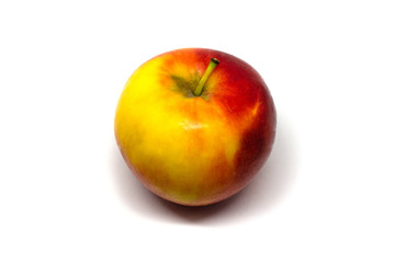 fresh bright tasty red apple isolate on white