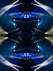 Abstract texture background for design. Stage light and smoke on stage, lighting and spotlights.