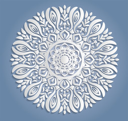 Cards or invitations with mandala pattern.Vector vintage hand-drawn highly detailed mandala elements. Luxury lace festive ornament card. Islam, Arabic, Indian, Turkish, Ottoman, Pakistan motifs.
