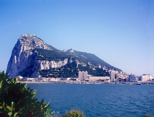 Fototapeta na wymiar Gibraltar on a sunny day