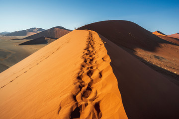dune edge walking