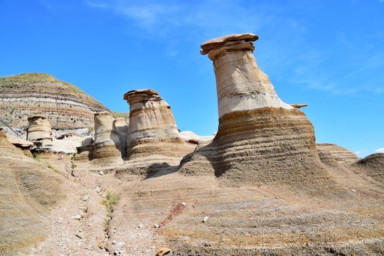 Hoodoos Drumheller , Dinosaur Trail , Canada 