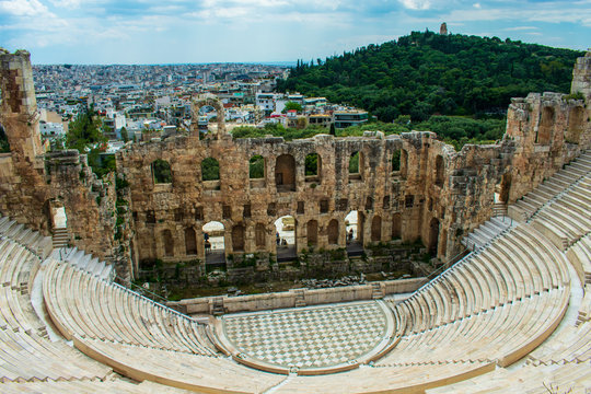 Odeon of Herodes Atticus in the Acropolis of Athens © Steven
