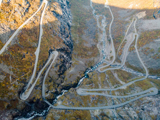 Trollstigen - breathtaking mountain pass in Norway