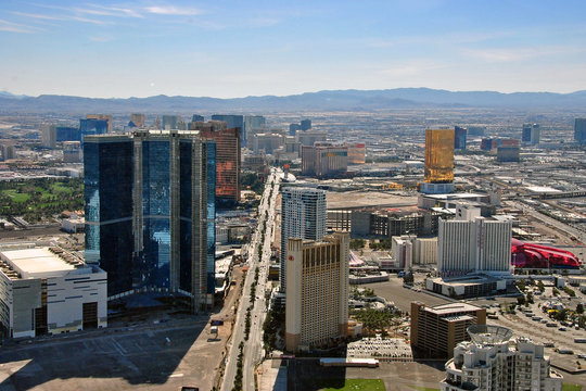 Las Vegas Skyline from the Stratosphere Tower, Nevada, USA © Andy Evans Photos