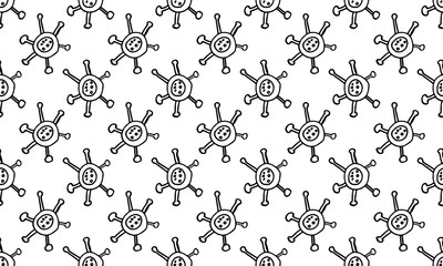 coronavirus in china. can be used in print. Pattern illustration