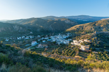 The small town of Yator in the province of Granada (Spain)

