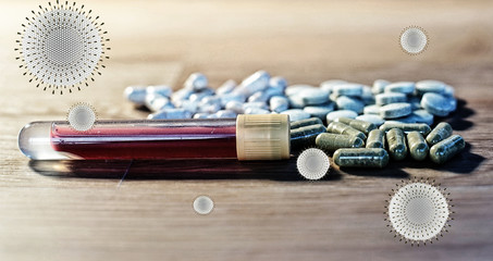 Coronavirus. Sars-Co-2. Sars - 19. SARS-CoV-2. Infektionstest. Bleib gesund. Bleib zu Hause. Quarantine. Quarantine Covid &ndash; 19.