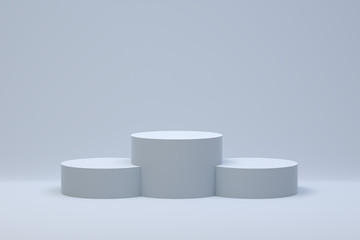 3d rendering,Podium minimal abstract background for cosmetic product presentation, Abstract geometric shape